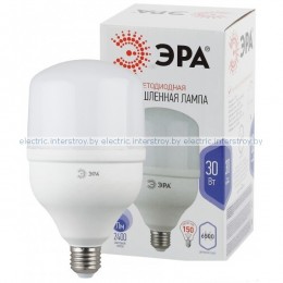Лампа светодиодная Эра LED POWER T100 30W E27 220V 6500К