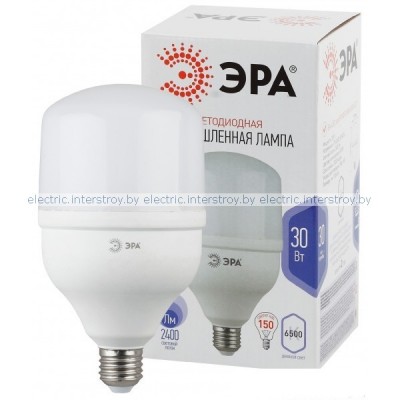 Лампа светодиодная Эра LED POWER T100 30W E27 220V 6500К